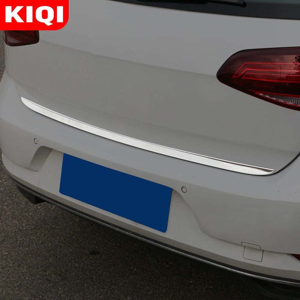 Накладка на Заднюю Дверь Багажника Автомобиля KIQI для Volkswagen VW GOLF 7 MK7 7.5 MK7.5 2012-2019 Хэтчбек, Накладка на Задние Ворота